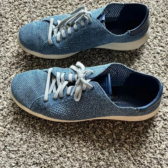 Cole Haan GrandPro Knit Men’s Sneakers – Light Blue Size 11 Casual Comfort - Picture 5 of 6